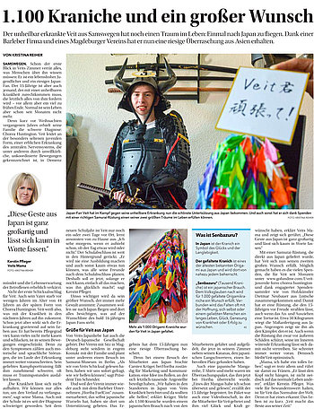 Volksstimme Artikel Veit Pfleger
