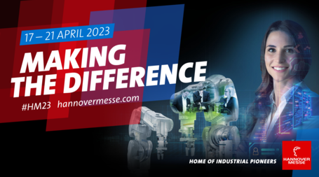 [Translate to Englisch:] Hannover Messe 2023 Making the Difference